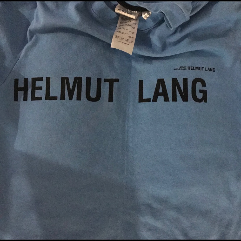 HELMUT LANG BLUE TEE